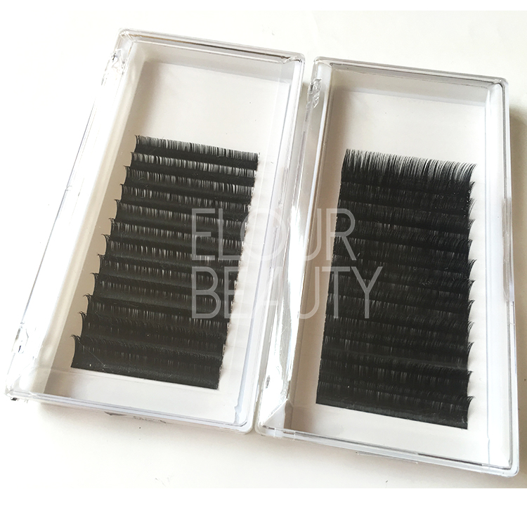 Ellipse flat lash extension private label China supplies EA54